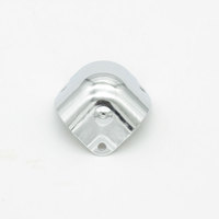 FAYSHING FS-3182 protecteur d'angle de caisse de vol en métal argenté pour porte-documents en aluminium boîte en bois