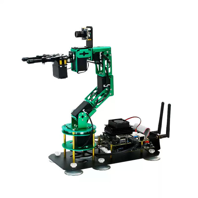 DRFBOT JETSON NANO Robotic Arm Artificial Intelligence Visual Recognition ROS Open Source Programming Robot