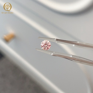 Diamantes Cultivados en Laboratorio con Certificación IGI, Color Rosa Intenso Vívido, Corte Brillante Redondo, HPHT CVD VVS VS, 1CT~5CT, para Joyería - Product Image 4