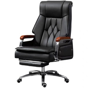 Genuine Leather Executive <b>Chair</b> Modern Minimalist Ergonomic Massage Height Adjustable Comfortable Computer <b>Study</b> Business <b>Chair</b> - Product Image 1