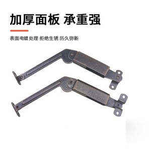 Yuyao Spring-loaded Long-arm Curved Handle <b>Cabinet</b> Pull Rod 120mm Antique Bronze <b>Shelf</b> Bracket Support Hardware - Product Image 3