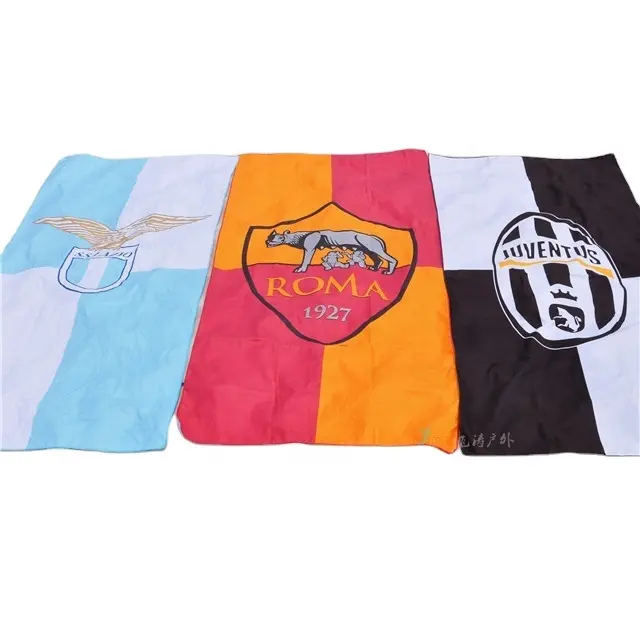 Promotionele Beroemde Voetbal/Voetbal Club Handdoek Goedkope Microfiber Handdoek Groothandel voor Voetbal Fans