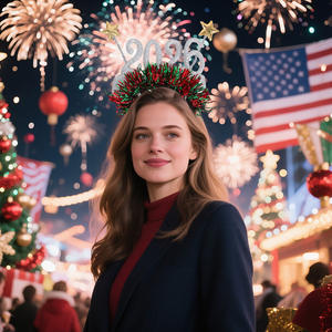 Bandeau de Nouvel An 2026, diadème, paillettes, étoiles, fournitures de fête, décoration de cheveux pour la fête du Nouvel An, accessoires pour cheveux - Product Image 4