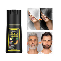 Joynna OEM/ODM Livraison Rapide Shampooing Colorant Permanent Professionnel 5 minutes pour Cheveux Noirs Couverture des Cheveux Gris