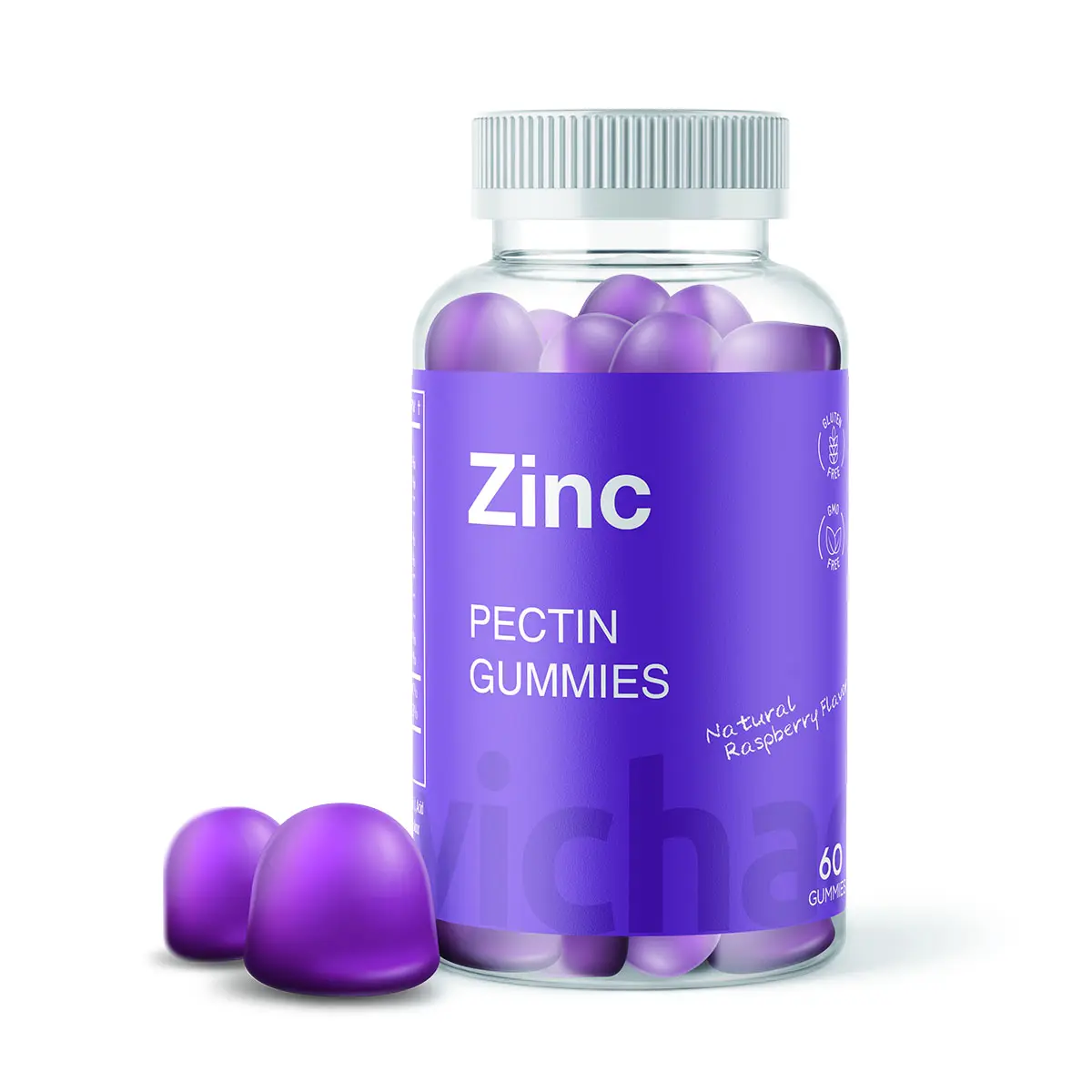 Suplemen Kesehatan Yichao Label Pribadi Vitamin Gummy Zinc Gummy