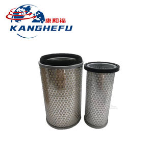 Aplicable a las Piezas de Montacargas LinDE HT25HT35D-1233, Piezas de Mantenimiento 60675809500, Filtro de Aire 0009831744+0009831743, Elemento de Filtro - Product Image 2