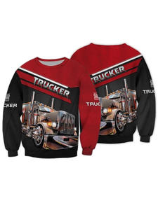 <span class=keywords><strong>Un</strong></span> Pullover girocollo commerciale transfrontaliero con cialde su misura con stampa All-Over 3D, felpa alla moda - Product Image 3