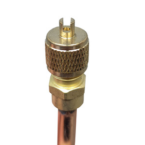Valve de remplissage Hengsen CT-110 en laiton, unidirectionnelle, pour climatisation et réfrigération, longueur 90 mm, diamètre 6,5 mm - Product Image 5