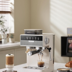 เครื่องชงกาแฟแรงดันสูงเครื่องทำกาแฟคาปูชิโน่ลาเต้พร้อมเครื่องตีฟองนมสำหรับร้านกาแฟในบ้าน - Product Image 6