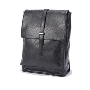 Sac à dos d'école élégant en cuir PU de haute qualité avec fermeture éclair et doublure en polyester, style national - Product Image 1