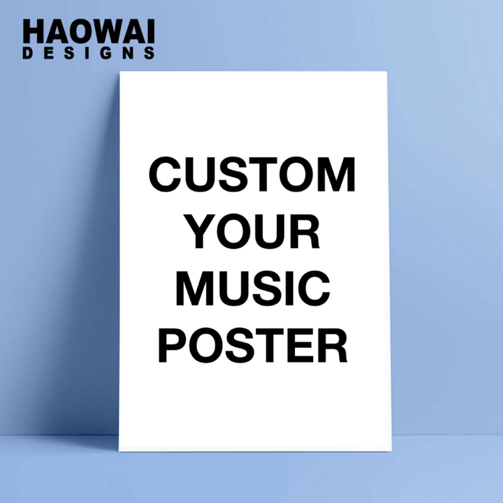 HAOWAI Free Sample Wall Art Custom Music Photo Painting Poster Canvas Printing Wholesale ...
