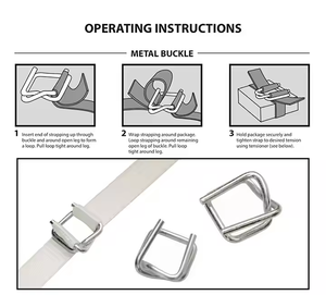 Phosphated dây thép đóng đai khóa cho polyester <span class=keywords><strong>composite</strong></span> dây đóng đai đóng gói - Product Image 6