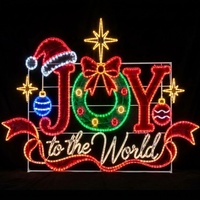 Luz LED Decorativa Animada Personalizada en 2D, Alto CRI, AC220V, IP65, Intermitente, para Exteriores, Navidad, Calles, Parques, con Certificación CE y RoHS