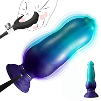 Dildo gonflable en silicone, Dildos monstres, Dilatateur d'entraînement, Dildos géants, Perles anales avec ventouse, Jouets pour adultes pour femmes, hommes et gays