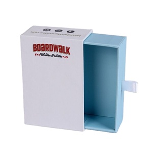 Custom printed small cardboard matchbox style gift boxes for sale