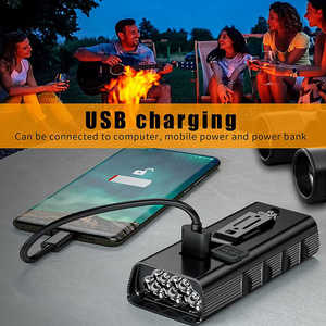 10000mAh xe đạp ánh sáng USB có thể sạc lại 3000 lumen xe đạp Đèn pha LED Đèn pin đi xe đạp đèn trước - Product Image 4