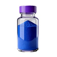 Poudre de peptide GHK-Cu de qualité cosmétique 99% Poudre de peptide de cuivre GHK-CU bleue