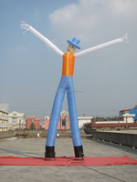 Danseur publicitaire gonflable extérieur personnalisable, adapté aux campagnes promotionnelles et aux événements scéniques.