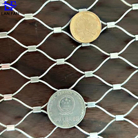 Filet de câble métallique en acier inoxydable Offre Spéciale Web tissé Protection de pente réseau oiseau volière Zoo boîtier câble treillis métallique Direct