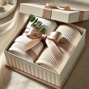 Wholesale Custom Private Label Luxury <b>Cardboard</b> Packaging Box Emballage Biodegradable Emballage Bath Towel Spa Gift Paper Box - Product Image 4