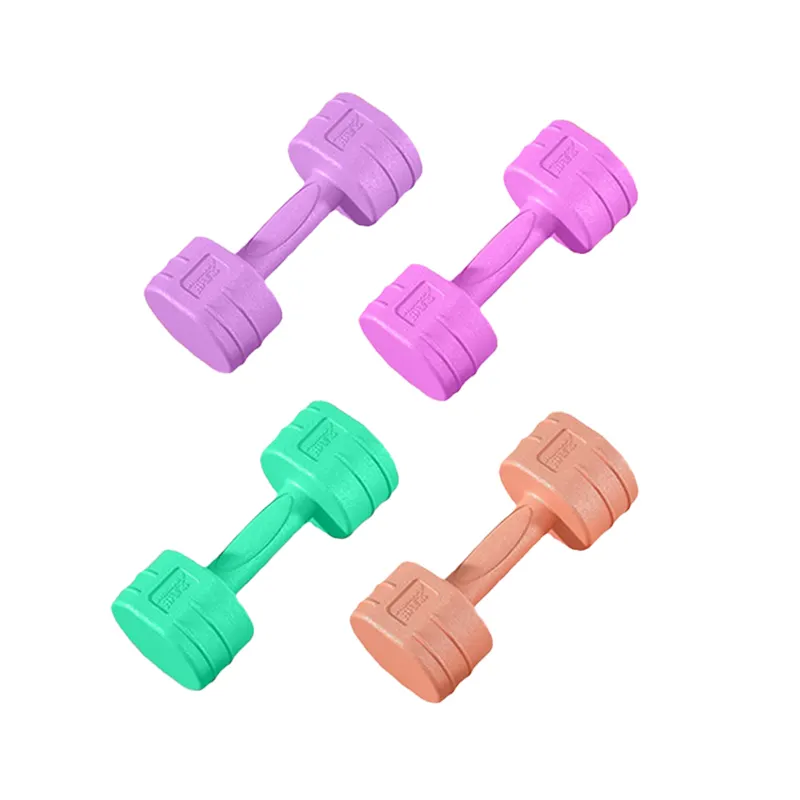 PVC Hanteln l[4 Farben] Quadratische Hanteln rollen nicht Gewichtheben Frauen Hanteln