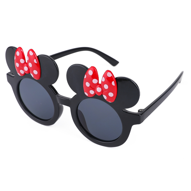 Korean Version of the New Cartoon Mickey Bow Sunglasses Anti-ultraviolet Fashion Sunglasses for Girls Glasses tide YY2207