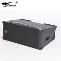 Amplificateur de ligne active double 10 pouces en néodyme de classe D avec DSP, haut-parleur auto-alimenté