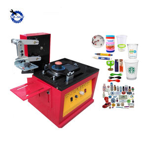 เครื่องพิมพ์แพดสีเดียวแบบแฟลชเซลล์ พร้อมถาดหมึกทรงกลม สำหรับพิมพ์เลโก้ ของเล่น และจานเซรามิก - Product Image 2