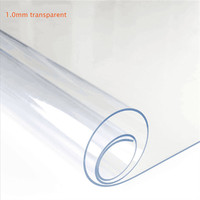 HuiHe Étanche PVC Nappe Transparent Table Couverture Tapis Cuisine Motif Huile Tissu Verre Doux Tissu Nappe 1.0mm