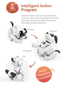 Nouveau jouet <span class=keywords><strong>robot</strong></span> chien R19 : <span class=keywords><strong>robot</strong></span> interactif programmable RC, cascadeur, danseur, animal de compagnie avec contrôle vocal et gestuel - Product Image 2