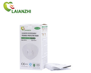 LAIANZHI KP312 bandana lipat penjualan laris masker putih dengan katup 4 lapisan masker debu pelindung FFP3 harga pabrik sekali pakai - Product Image 2
