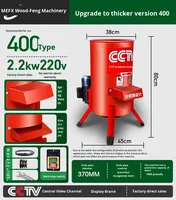Elektrische groentevermaler en -snijder, milieuvriendelijke landbouw, snackvoedselfabriek, varken, kip, eend, pompoen, zoete aardappel, fruitversnipperaar