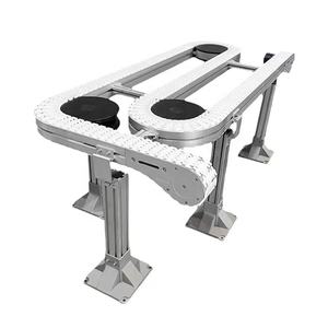 Convoyeur à chaîne flexible de haute qualité Convoyeur de direction à 90 degrés et 180 degrés pour une variété d'applications de manutention. - Product Image 1