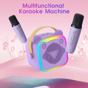 Haut-parleur léger avec fonctions de modification de la voix, entrée auxiliaire, emplacement pour carte mémoire 32 Go et design en plastique pour la lecture de musique - Product Image 6