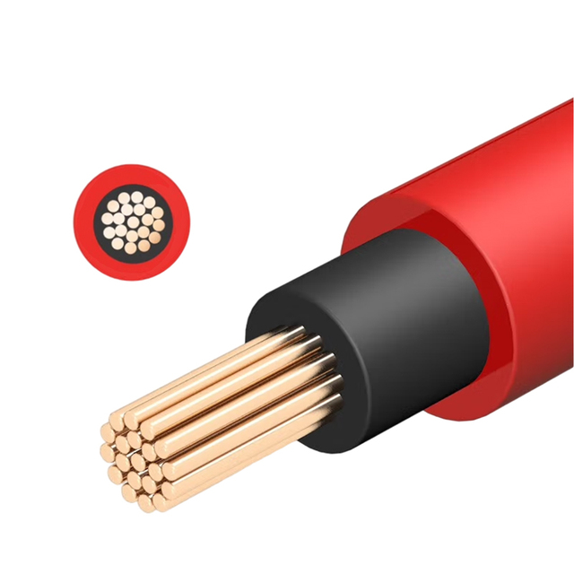 PV Solar DC Cable for Construction 4mm 6mm 10mm 16mm Solar Panel Wire for TUV Certification Copper Conductor for Power Systems