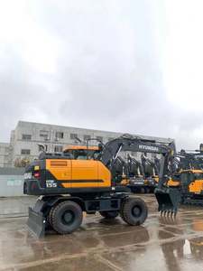 Nueva Excavadora de Ruedas Hyundai HW155 de 8 Toneladas, Maquinaria de Trabajo Pesado, Nueva Mini Excavadora de Ruedas Hyundai HW155 - Product Image 5