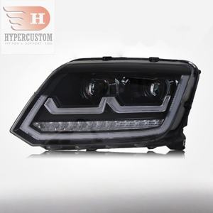 Lắp Ráp đèn pha Volkswagen amarok 2008 2021 sửa đổi với Đèn chạy ban ngày dẫn và biến ống kính tín hiệu - Product Image 3