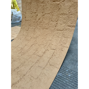 Panneaux de revêtement mural modernes en pierre flexible écologique Magic Stone 3D Modified Clay Beige/Khaki pour intérieur/extérieur, grandes dalles 20*30 - Product Image 6