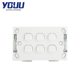 YOUU Clipsal C2000 Series Sản Phẩm Khuyến Mại Úc Electric 6 Gang Wall Switch - Product Image 3