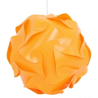 Lampe suspendue de plafond à coupe carrée moderne qi, lumière en forme de Puzzle, luminaire pour enfants, modèle