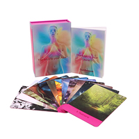 Cartes Oracle Ange Romantique Imprimées en Couleur Personnalisées, Jeu de Tarot Spirituel avec Boîte Magnétique, Vente en Gros, Jeu de Société