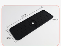 Tapis de protection anti-éclaboussures en silicone pour robinet, auto-drainant, pour évier de cuisine, organisateur de plan de travail, avec logo personnalisé OEM
