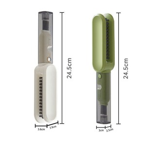 Lame de brosse à poussière multifonctionnelle 3 en 1 avec affûteur à poils rigides Brosse compacte pour nettoyer la cuisine - Product Image 3