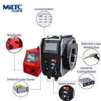 Machine de soudage laser portative compacte refroidie par air 800W 1200W 1500W, soudeuse laser portable sans refroidisseur, légère