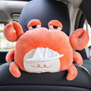 Caja de pañuelos para coche con diseño de pollito kawaii de labios grandes, funda de pañuelos de peluche suave, accesorio novedoso para coche, regalo - Product Image 4