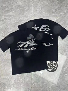 เสื้อยืดสไตล์คนดัง รุ่นจำลองเหมือนจริง 100% ผ้าฝ้ายหนานุ่ม ทรงโอเวอร์ไซส์ สวมใส่สบายสุดๆ สไตล์ Y2K แฟชั่นสตรีทสุดเทรนดี้ - Product Image 4