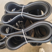 Courroie trapézoïdale nervurée en caoutchouc SPC, modèles SPA SPB 6RSPC5000, avec cordons CR et Aramid pour transmission de machines de haute puissance