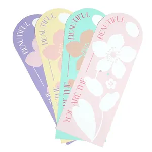 Çiçek ambalaj tek yaratıcı buket minimalist tebrik kartı anneler günü el hediye kartı