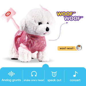 Interactieve Elektrische <span class=keywords><strong>Puppy</strong></span>-Speelgoedset Met Voedingsaccessoires Realistisch Blaffen En Hoofdbewegingen Leren Cadeau Voor Kinderen - Product Image 3