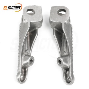 Repose-pieds avant de moto en aluminium durable, compatibles avec <span class=keywords><strong>Kawasaki</strong></span> ZX6R ZX636 ZX10R ZX9R Z1000 Z750 Z750S ER6N ER6F NINJA 650R Z800 - Product Image 4
